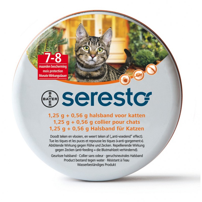 Seresto™ Kat - vlooien en tekenband Bayer / Direct-Dierenarts