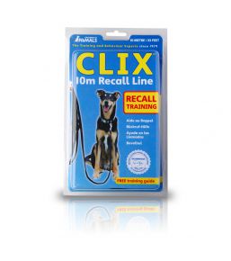 Clix - Terugroeplijn voor hond 5 of 10 meters