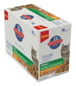 Science Plan Kitten Maaltijdzakjes Multipack Gevogelte