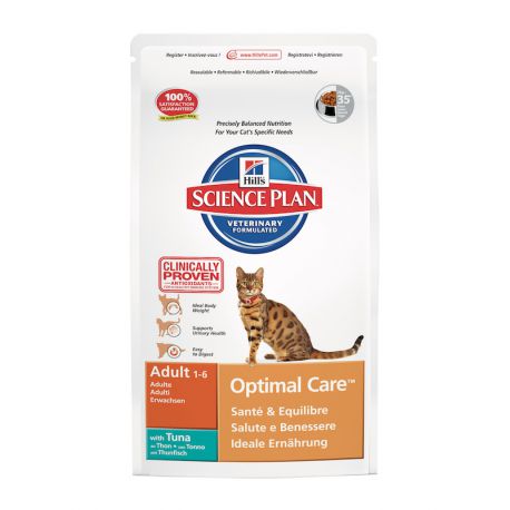 Science Plan Feline Adult Optimal Care Tonijn