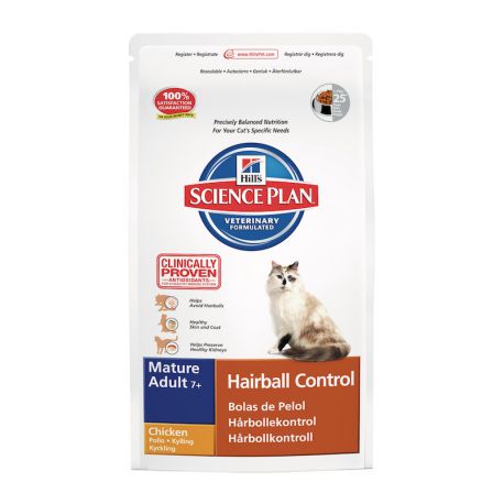 Science Plan Feline Mature Adult 7+ Hairball Control