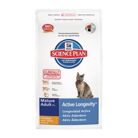 Science Plan Feline Mature Adult 7+ Active Longevity Kip