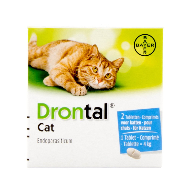 condensor Dempsey vereist Drontal Cat™- Ontwormtablet voor katten - Bayer / Direct-Dierenarts
