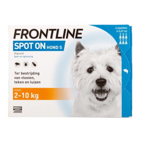 Accor Geladen verloving Frontline Spot-On™ Hond - Pipet tegen vlooien en teken - Merial /  Direct-Dierenarts