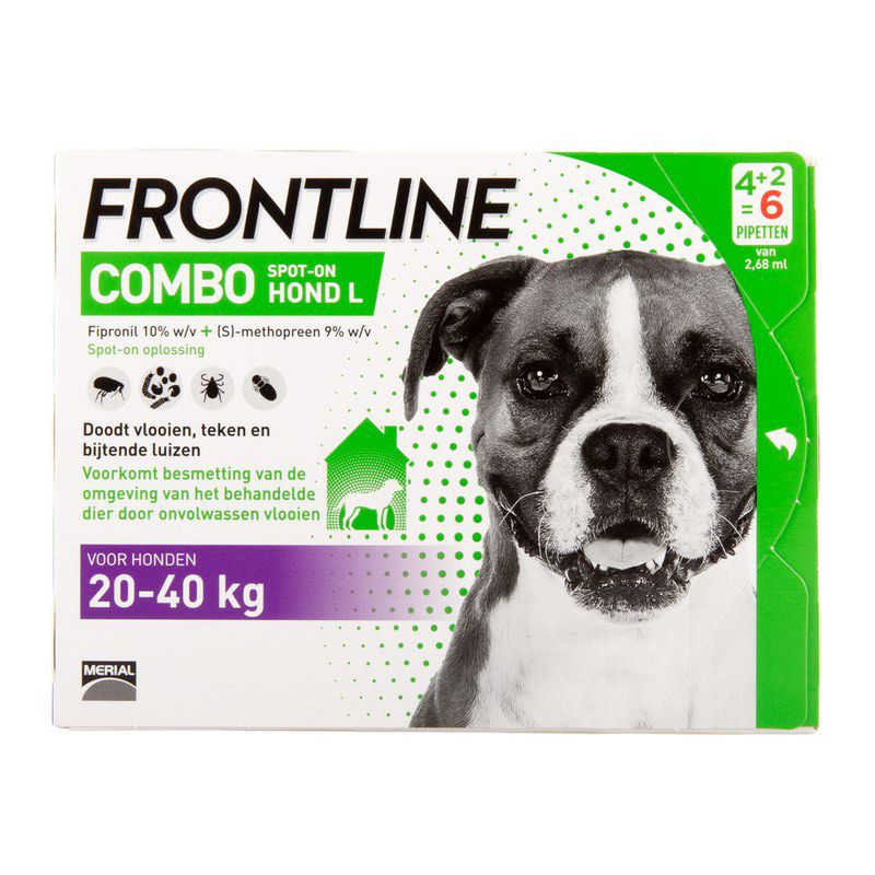 Geven Lam suiker Frontline Combo™ Hond - Pipet tegen vlooien en teken - Merial /  Direct-Dierenarts