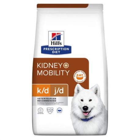 Prescription Diet Canine K/D en J/D Kidney + Mobility - brokken voor honden