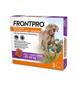 Frontpro - Kauwtabletten tegen vlooien en teken voor honden