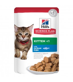 Hill's Science Plan Kitten Vis Maaltijdzakjes