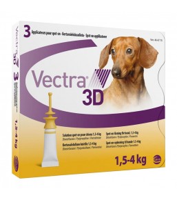 Vectra 3D Spot On hond - tegen vlooien en teken