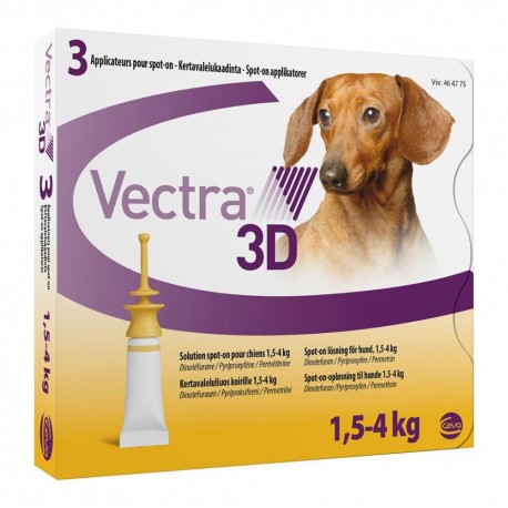 Vectra 3D Spot On hond - tegen vlooien en teken