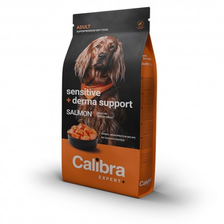 Calibra Expert+ Adult Sensitive + Derma Support Zalm - Hondenbrokken